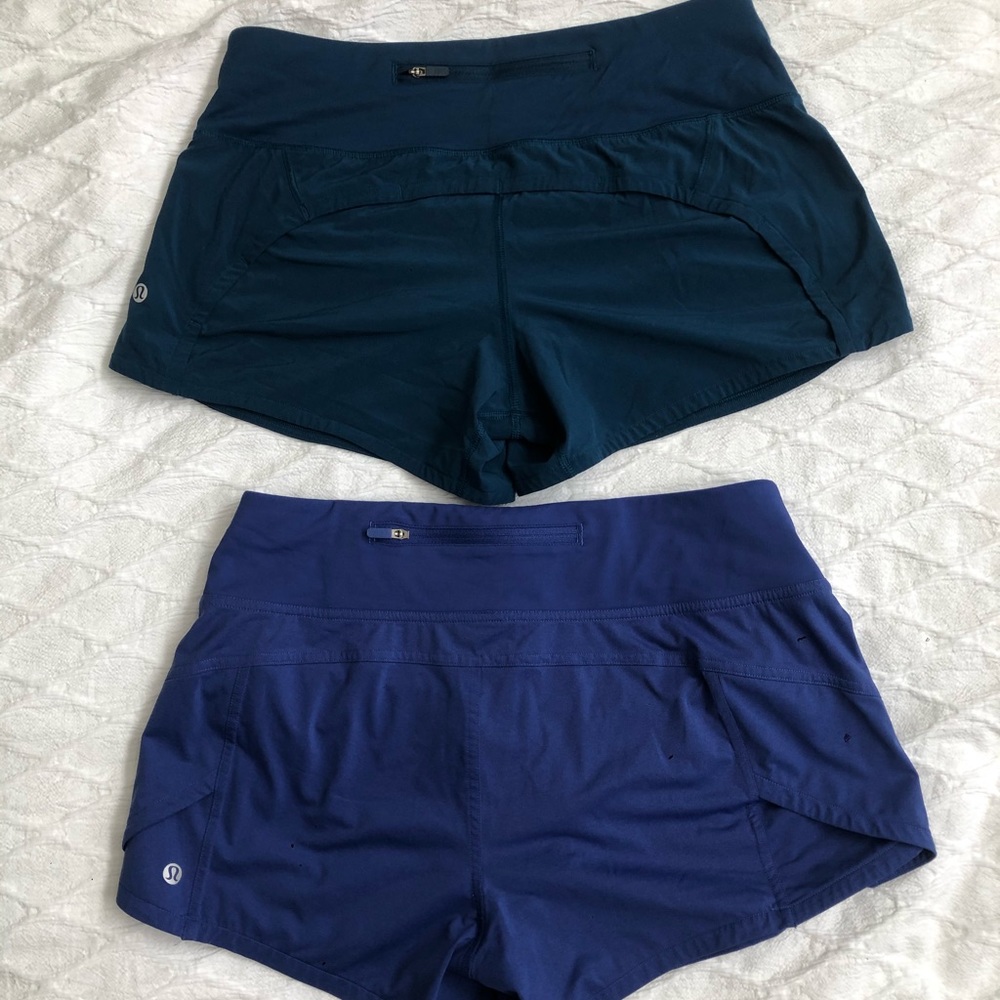 2 Pair Lululemon shorts